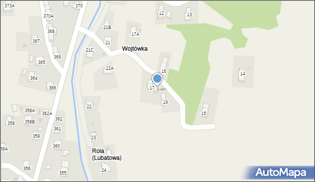 Lubatowa, Lubatowa, 18, mapa Lubatowa