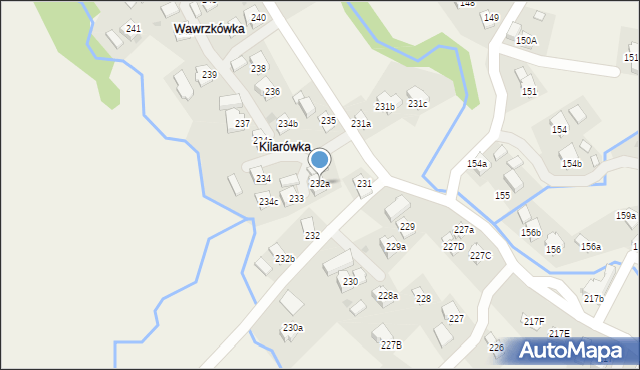 Lubatowa, Lubatowa, 232a, mapa Lubatowa
