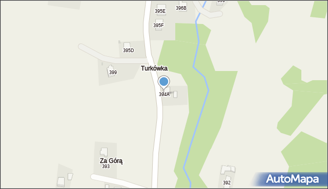 Lubatowa, Lubatowa, 394A, mapa Lubatowa