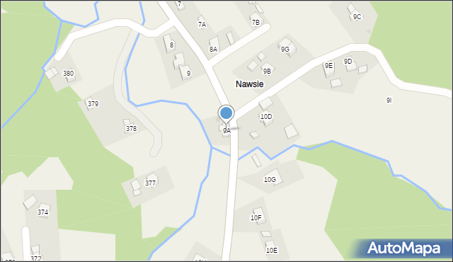 Lubatowa, Lubatowa, 9A, mapa Lubatowa