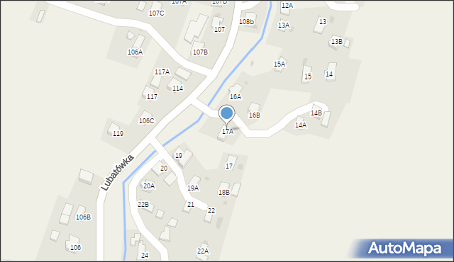 Lubatówka, Lubatówka, 17A, mapa Lubatówka