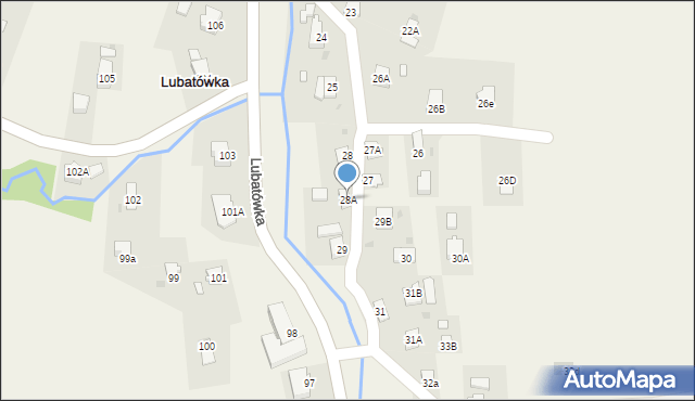 Lubatówka, Lubatówka, 28A, mapa Lubatówka