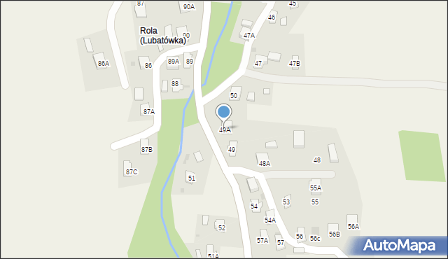 Lubatówka, Lubatówka, 49A, mapa Lubatówka