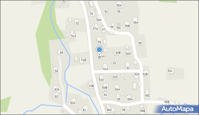 Lubatówka, Lubatówka, 60, mapa Lubatówka