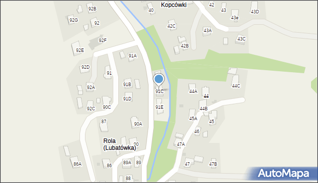 Lubatówka, Lubatówka, 91C, mapa Lubatówka