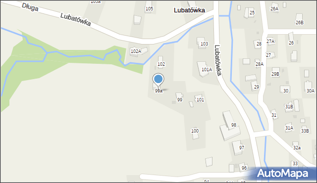 Lubatówka, Lubatówka, 99a, mapa Lubatówka