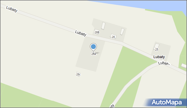 Lubaty, Lubaty, 26a, mapa Lubaty