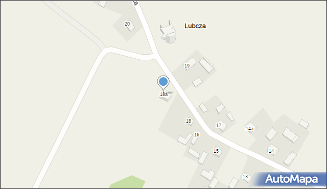 Lubcza, Lubcza, 18a, mapa Lubcza