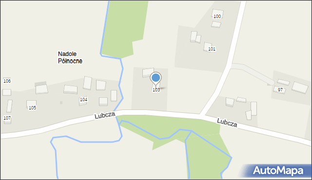 Lubcza, Lubcza, 103, mapa Lubcza