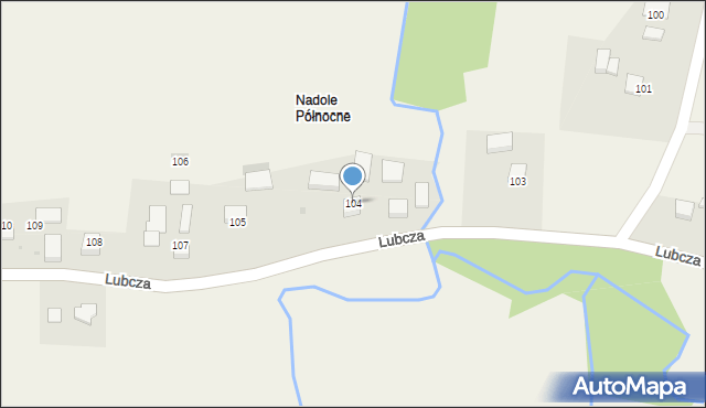 Lubcza, Lubcza, 104, mapa Lubcza