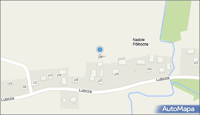 Lubcza, Lubcza, 106, mapa Lubcza