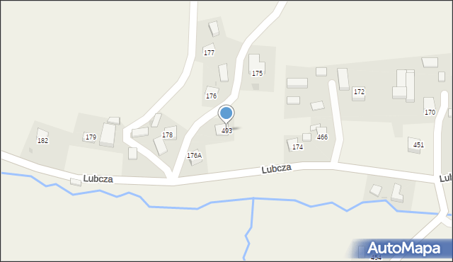 Lubcza, Lubcza, 493, mapa Lubcza