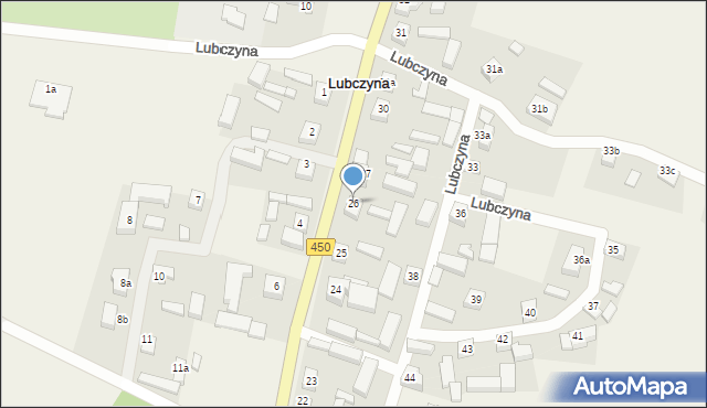 Lubczyna, Lubczyna, 26, mapa Lubczyna