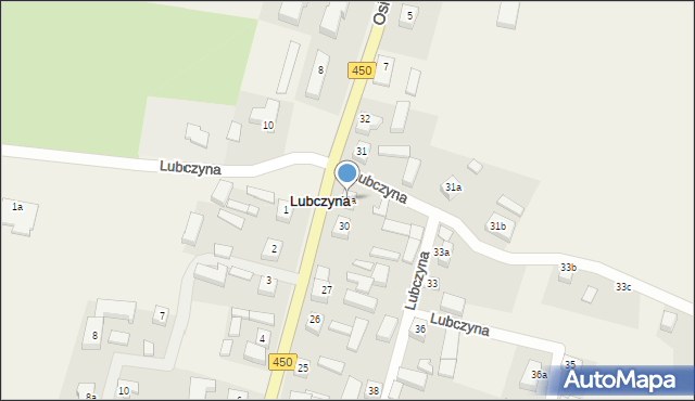 Lubczyna, Lubczyna, 30a, mapa Lubczyna