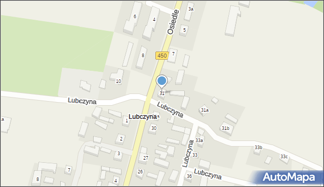 Lubczyna, Lubczyna, 31, mapa Lubczyna