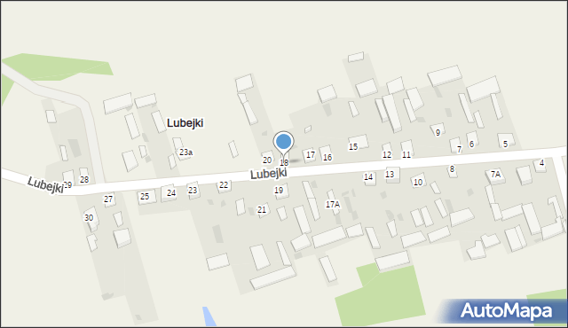 Lubejki, Lubejki, 18, mapa Lubejki