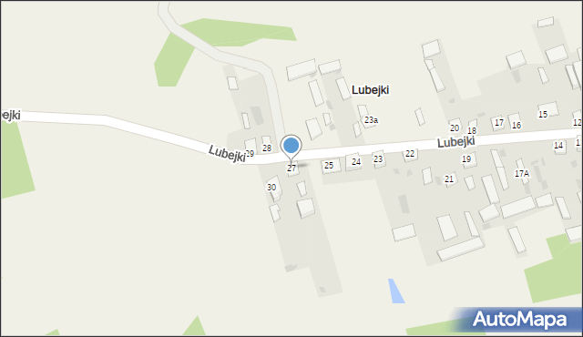 Lubejki, Lubejki, 27, mapa Lubejki