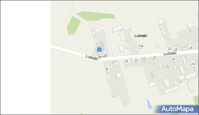 Lubejki, Lubejki, 29, mapa Lubejki