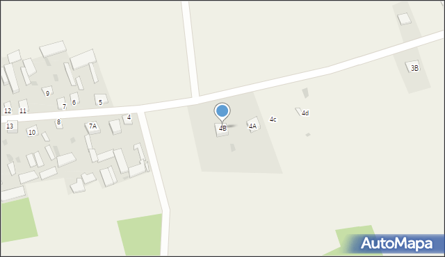 Lubejki, Lubejki, 4B, mapa Lubejki