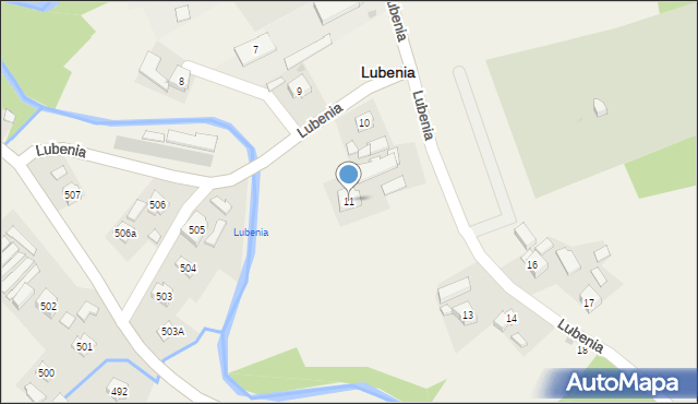 Lubenia, Lubenia, 11, mapa Lubenia