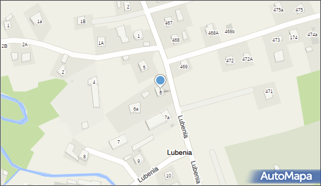 Lubenia, Lubenia, 6, mapa Lubenia