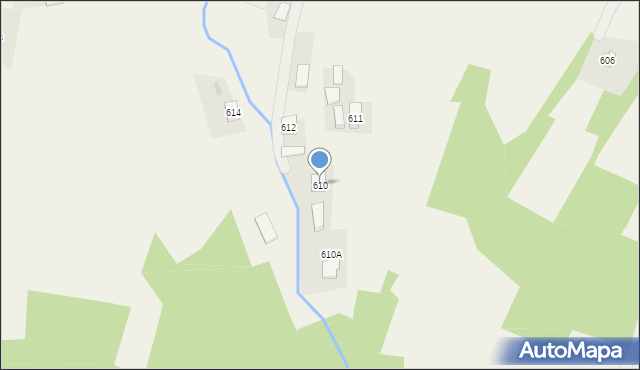 Lubenia, Lubenia, 610, mapa Lubenia