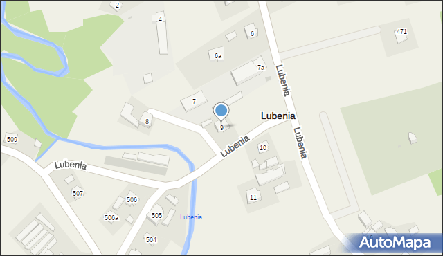 Lubenia, Lubenia, 9, mapa Lubenia