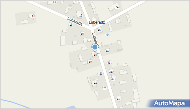 Luberadz, Luberadz, 18, mapa Luberadz