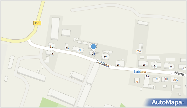 Lubiana, Lubiana, 28, mapa Lubiana