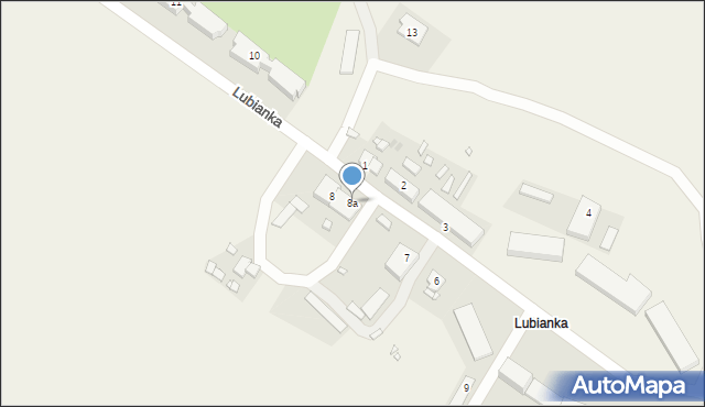 Lubianka, Lubianka, 8a, mapa Lubianka