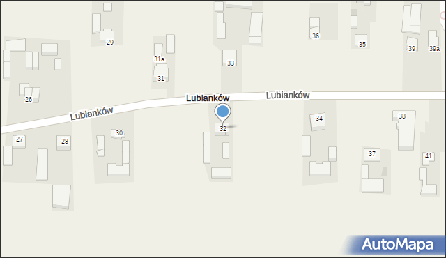 Lubianków, Lubianków, 32, mapa Lubianków