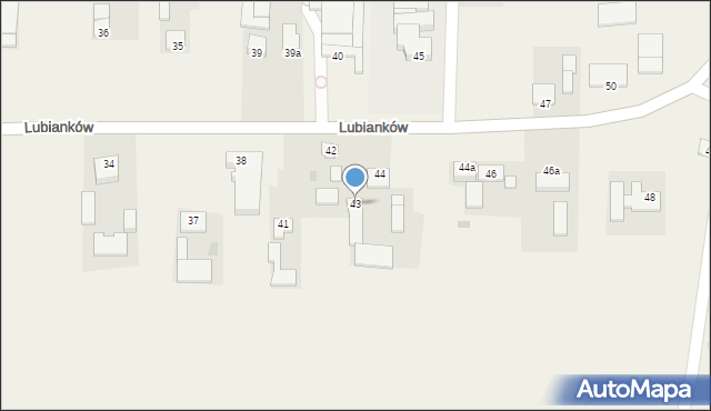 Lubianków, Lubianków, 43, mapa Lubianków