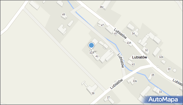 Lubiatów, Lubiatów, 41A, mapa Lubiatów