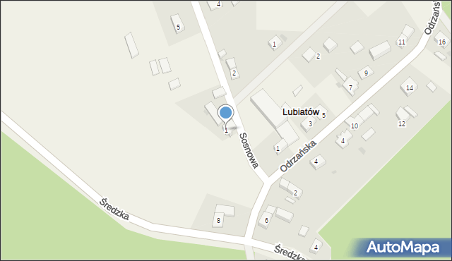 Lubiatów, Lubiatów, 16, mapa Lubiatów