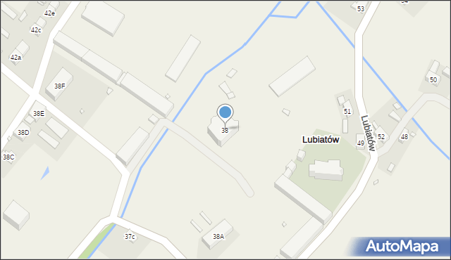 Lubiatów, Lubiatów, 38, mapa Lubiatów