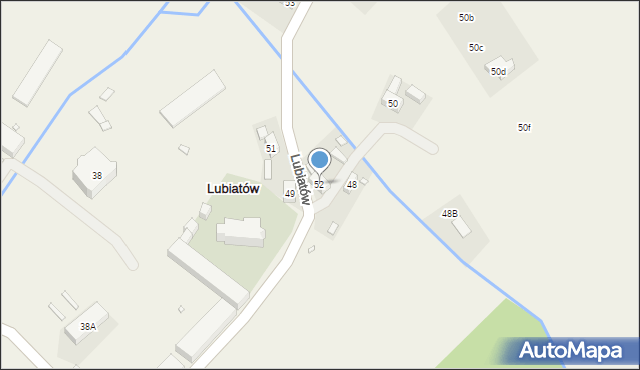 Lubiatów, Lubiatów, 52, mapa Lubiatów