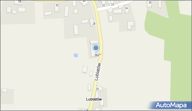 Lubiatów, Lubiatów, 26a, mapa Lubiatów