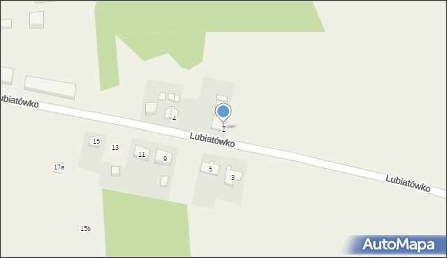 Lubiatówko, Lubiatówko, 2, mapa Lubiatówko