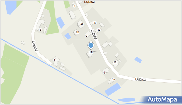 Lubicz, Lubicz, 1B, mapa Lubicz