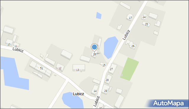 Lubicz, Lubicz, 16, mapa Lubicz