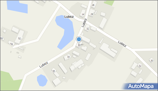 Lubicz, Lubicz, 33, mapa Lubicz