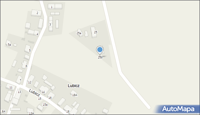 Lubicz, Lubicz, 25b, mapa Lubicz