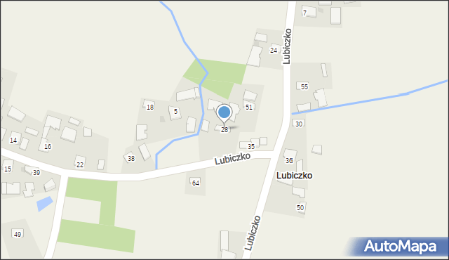 Lubiczko, Lubiczko, 28, mapa Lubiczko