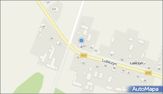 Lubiczyn, Lubiczyn, 49, mapa Lubiczyn