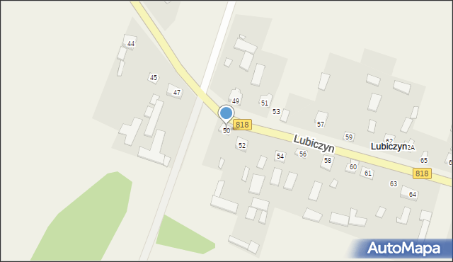Lubiczyn, Lubiczyn, 50, mapa Lubiczyn