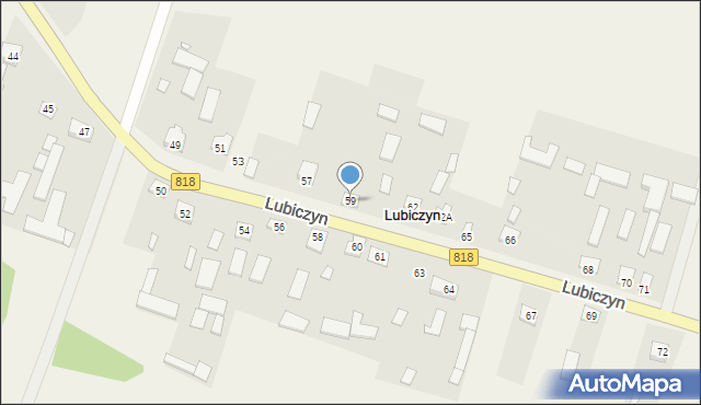 Lubiczyn, Lubiczyn, 59, mapa Lubiczyn