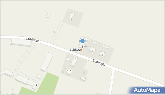 Lubiczyn, Lubiczyn, 8, mapa Lubiczyn