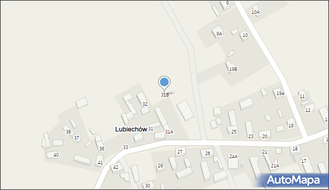 Lubiechów, Lubiechów, 31B, mapa Lubiechów