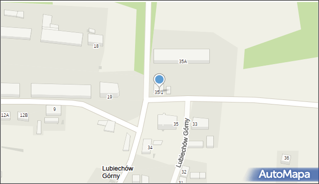 Lubiechów Górny, Lubiechów Górny, 35/1, mapa Lubiechów Górny