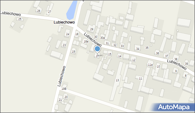 Lubiechowo, Lubiechowo, 17, mapa Lubiechowo